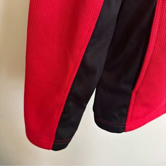 Spyder Raider 2.0 Thermal Track Jacket Waffleknit Full Zip Fleece Red Black - L - Picture 5 of 7